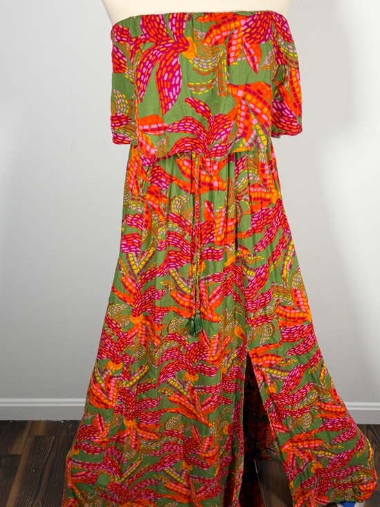 Japra Dresses & Skirts - Summer Strapless Maxi Dress with Boho Print